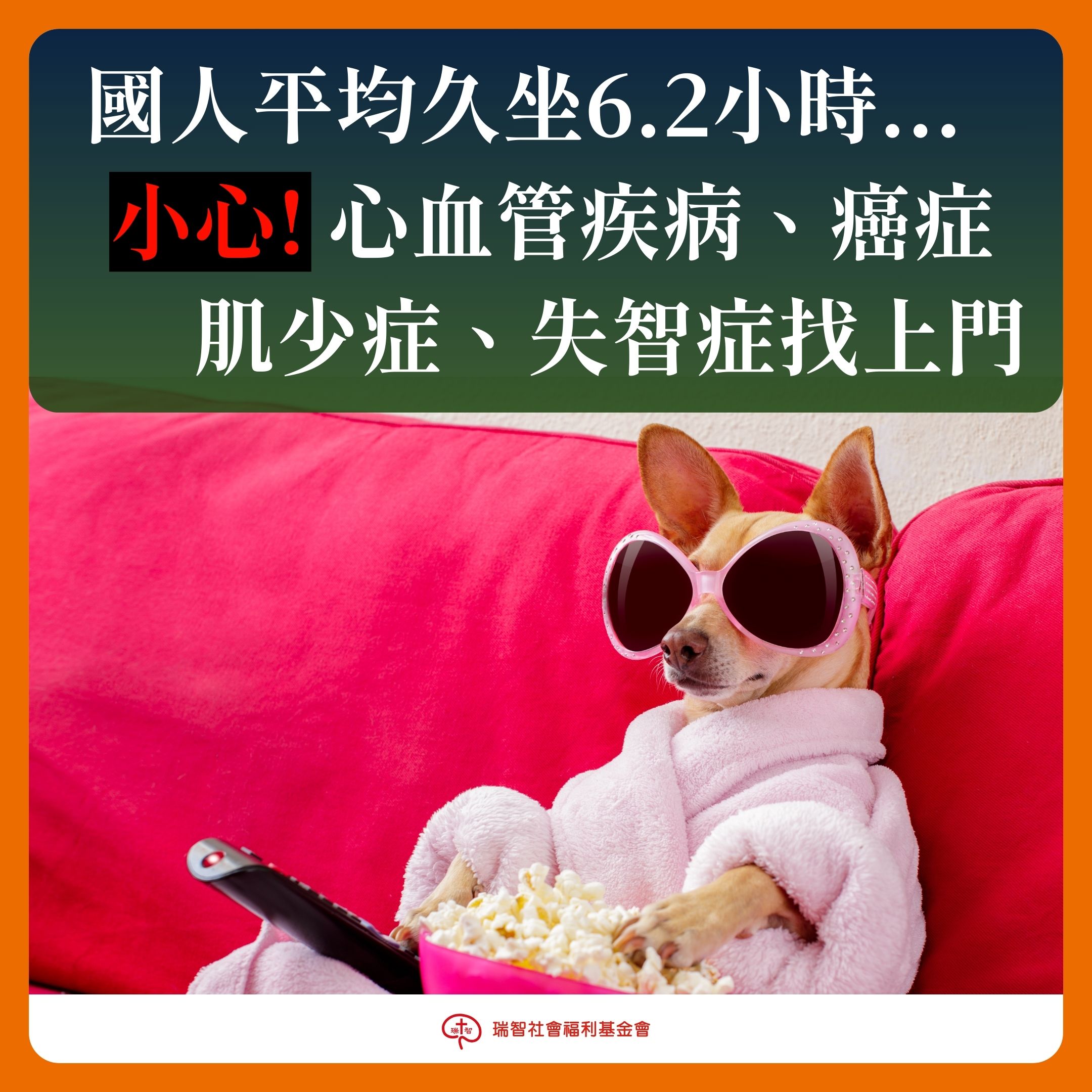 【衛生快訊】久坐增加罹患失智症風險⚠️